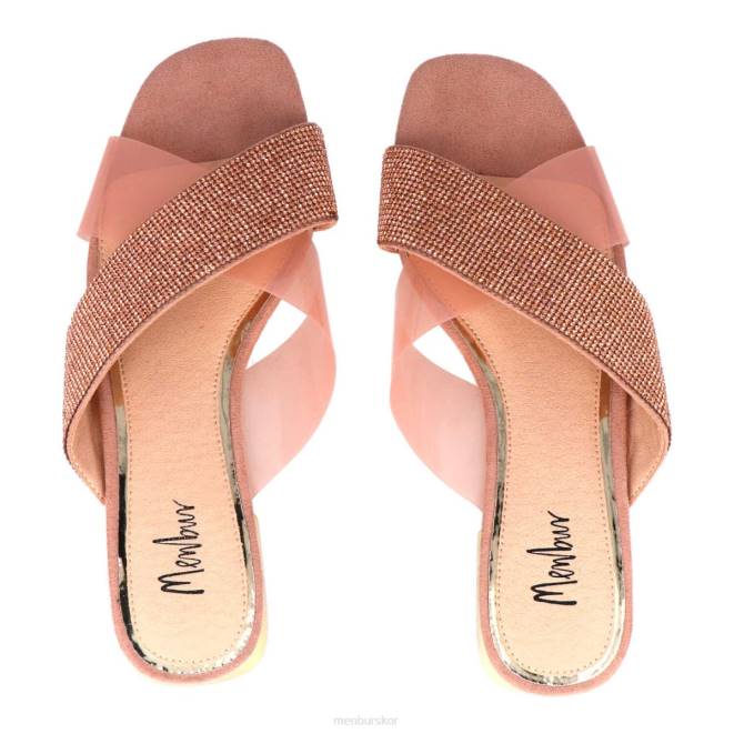 Menbur kvinnor smink rosa allmosa casual chic sko 608J3176