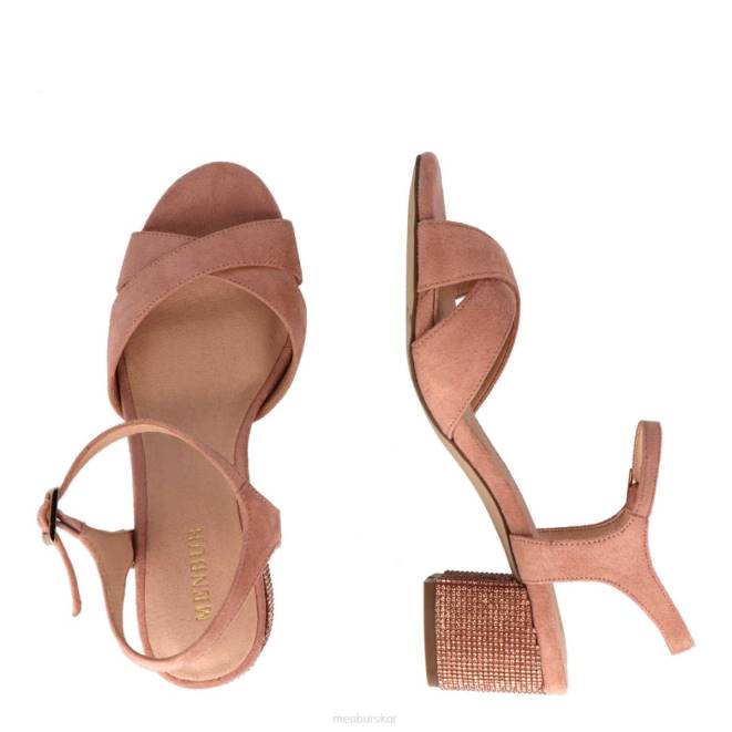 Menbur kvinnor smink rosa apricale casual chic sko 608J3342