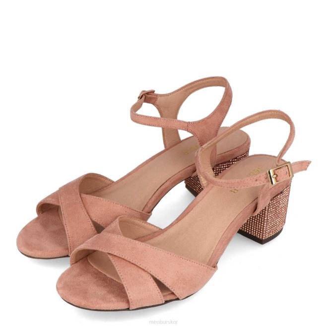 Menbur kvinnor smink rosa apricale casual chic sko 608J3342
