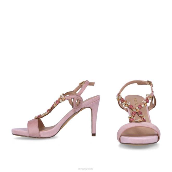 Menbur kvinnor smink rosa beivars casual chic sko 608J3103