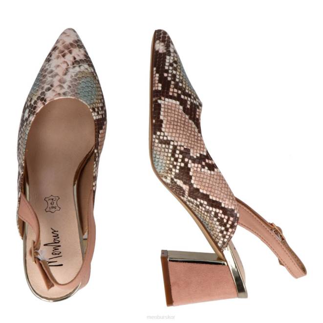 Menbur kvinnor smink rosa bondeno casual chic sko 608J466