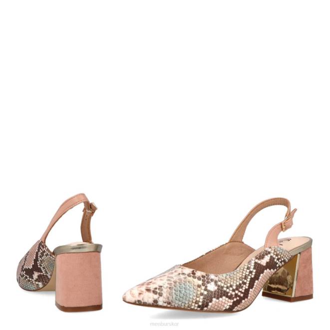 Menbur kvinnor smink rosa bondeno casual chic sko 608J466