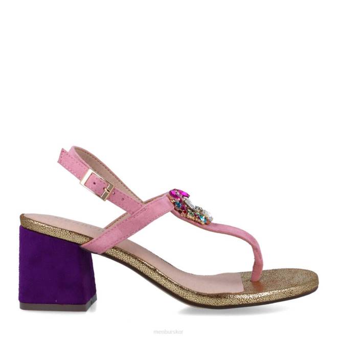 Menbur kvinnor smink rosa borriana casual chic sko 608J3121