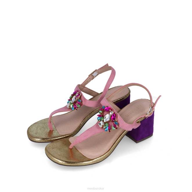 Menbur kvinnor smink rosa borriana casual chic sko 608J3121