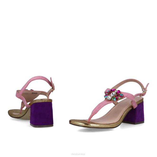 Menbur kvinnor smink rosa borriana casual chic sko 608J3121