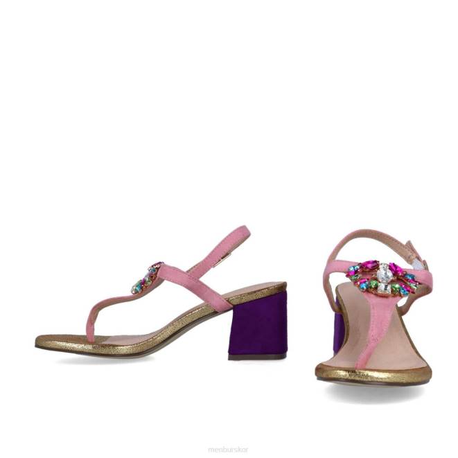 Menbur kvinnor smink rosa borriana casual chic sko 608J3121