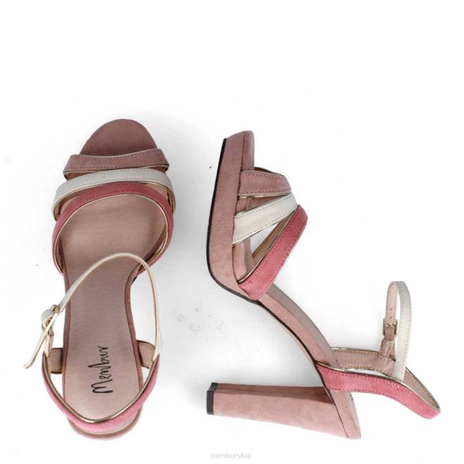 Menbur kvinnor smink rosa felice casual chic sko 608J3054