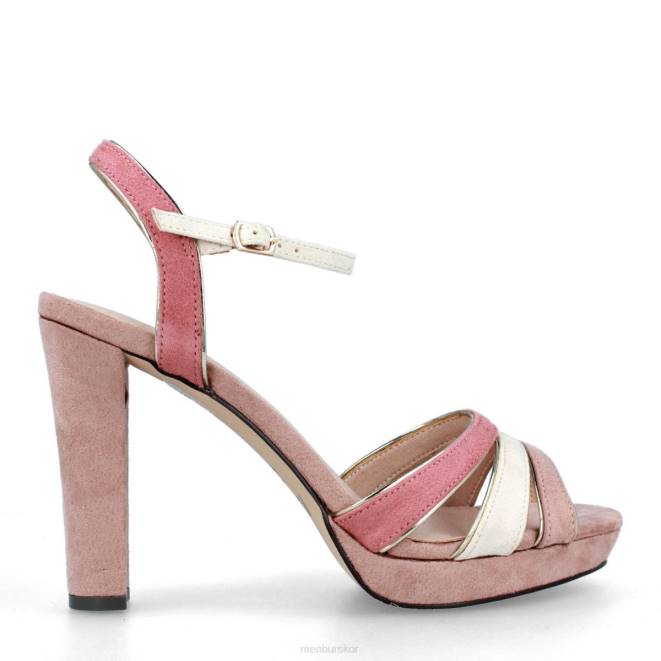 Menbur kvinnor smink rosa felice casual chic sko 608J3054