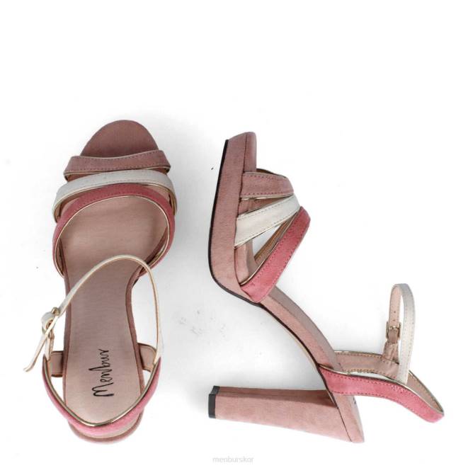 Menbur kvinnor smink rosa felice casual chic sko 608J3054