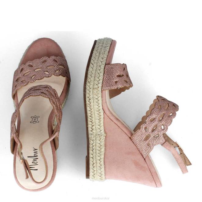 Menbur kvinnor smink rosa lombardo casual chic sko 608J3607