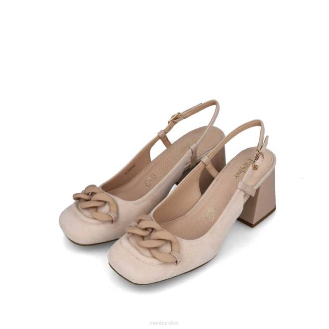 Menbur kvinnor smink rosa scutum casual chic sko 608J3464