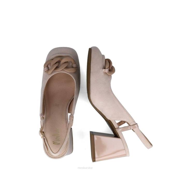 Menbur kvinnor smink rosa scutum casual chic sko 608J3464