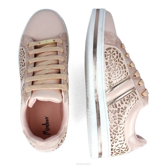 Menbur kvinnor smink rosa testikel casual chic sko 608J426