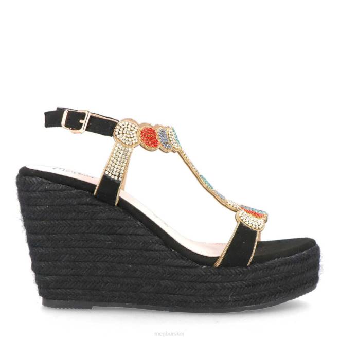 Menbur kvinnor svart altieri casual chic sko 608J311