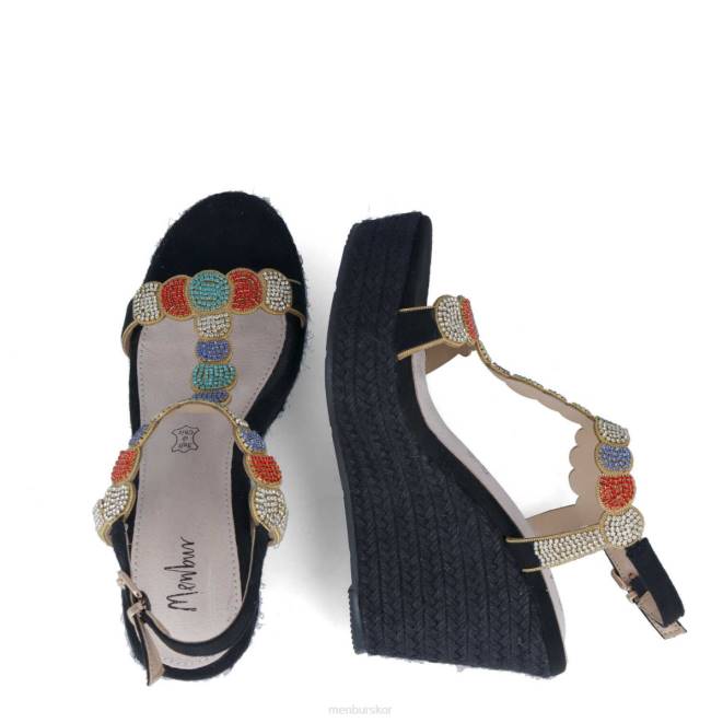 Menbur kvinnor svart altieri casual chic sko 608J311