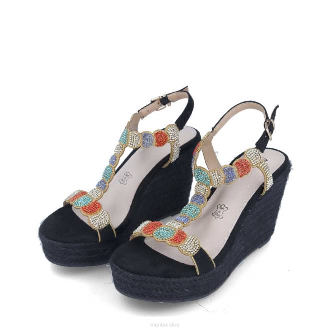 Menbur kvinnor svart altieri casual chic sko 608J311