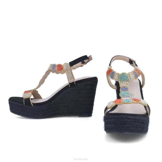 Menbur kvinnor svart altieri casual chic sko 608J311