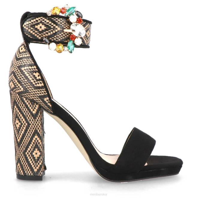 Menbur kvinnor svart arola casual chic sko 608J212