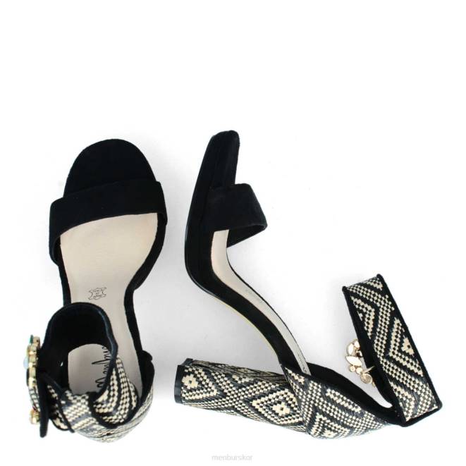 Menbur kvinnor svart arola casual chic sko 608J212