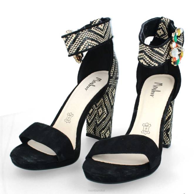 Menbur kvinnor svart arola casual chic sko 608J212