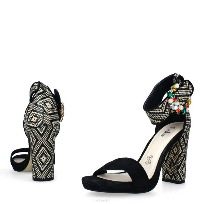 Menbur kvinnor svart arola casual chic sko 608J212