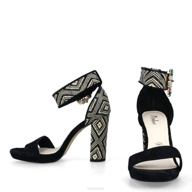 Menbur kvinnor svart arola casual chic sko 608J212