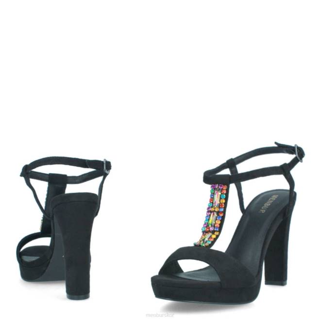 Menbur kvinnor svart arsie casual chic sko 608J324