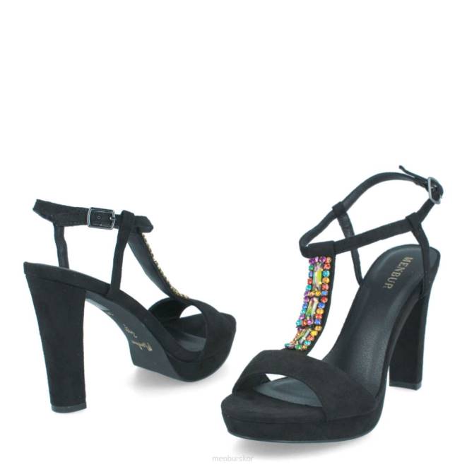 Menbur kvinnor svart arsie casual chic sko 608J324