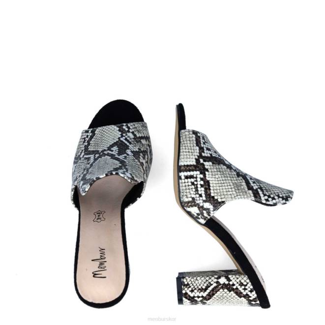 Menbur kvinnor svart atripalda casual chic sko 608J3208