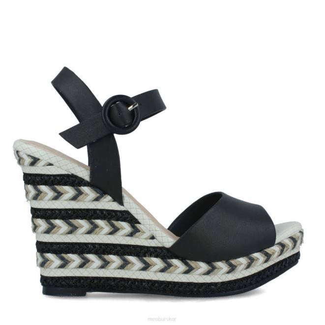 Menbur kvinnor svart barbanella casual chic sko 608J436