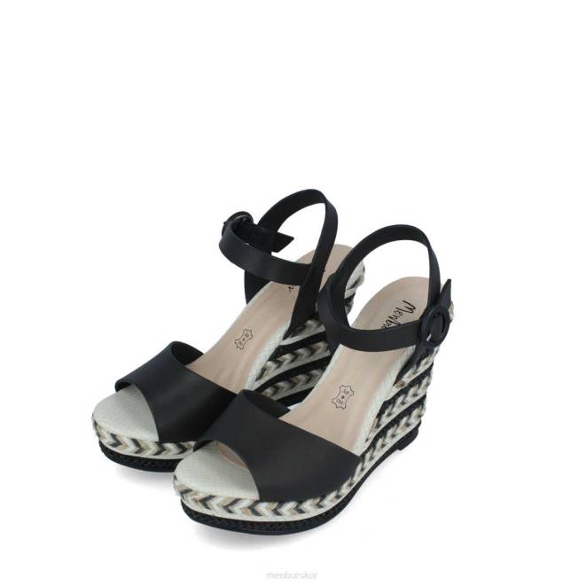 Menbur kvinnor svart barbanella casual chic sko 608J436