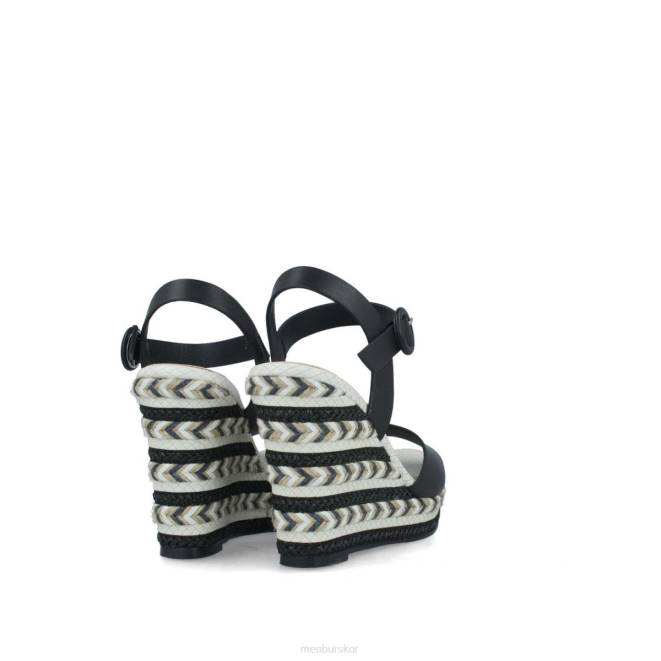 Menbur kvinnor svart barbanella casual chic sko 608J436