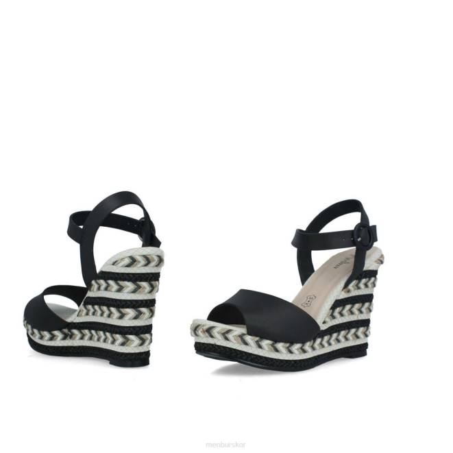 Menbur kvinnor svart barbanella casual chic sko 608J436