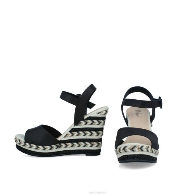 Menbur kvinnor svart barbanella casual chic sko 608J436