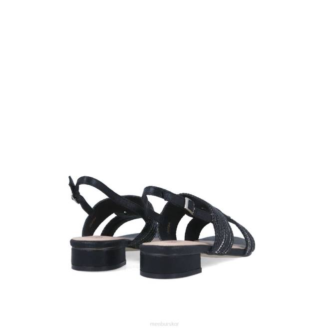 Menbur kvinnor svart basiliano casual chic sko 608J437