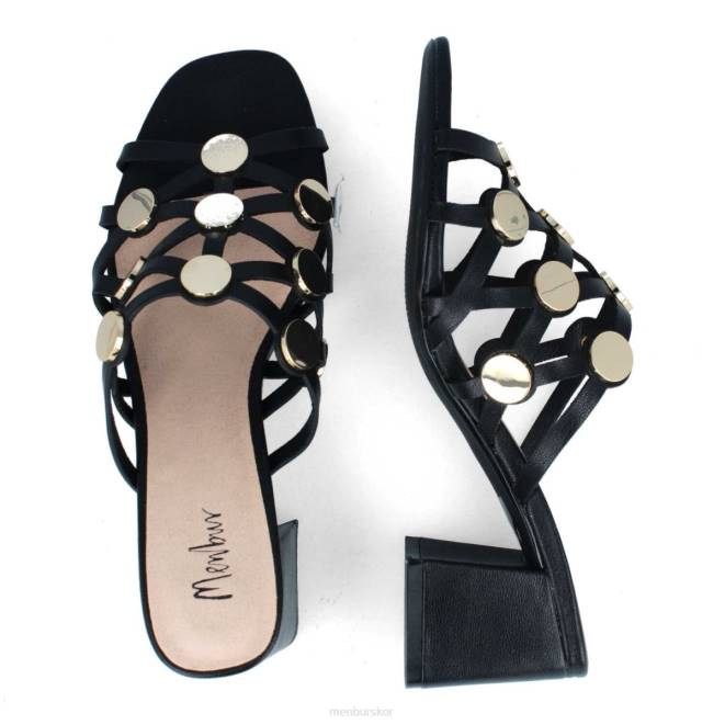 Menbur kvinnor svart bedole casual chic sko 608J3164