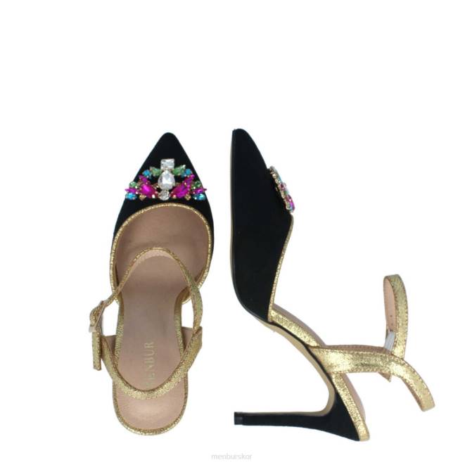 Menbur kvinnor svart bertigaro casual chic sko 608J267