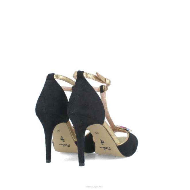 Menbur kvinnor svart biauzzo casual chic sko 608J240