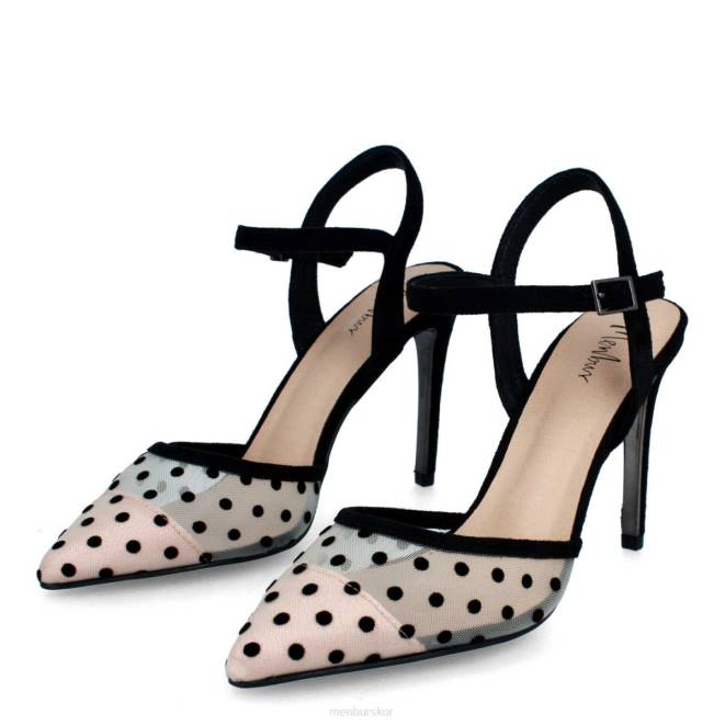 Menbur kvinnor svart blavy casual chic sko 608J371