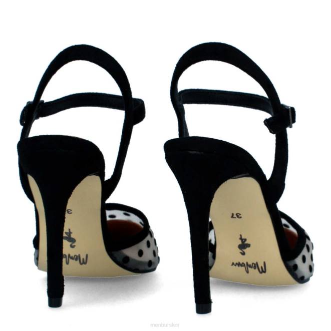 Menbur kvinnor svart blavy casual chic sko 608J371