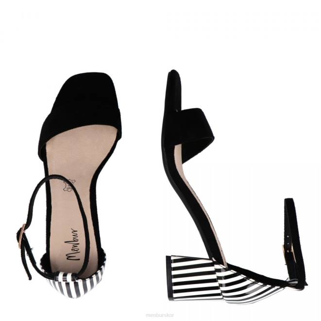 Menbur kvinnor svart blessano casual chic sko 608J509