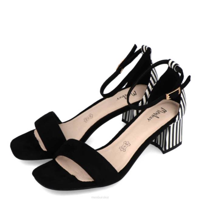Menbur kvinnor svart blessano casual chic sko 608J509