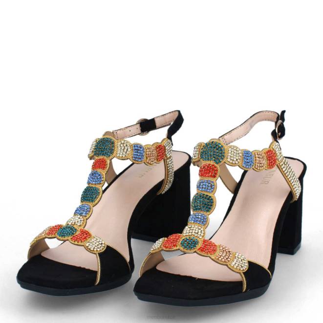 Menbur kvinnor svart bolano casual chic sko 608J496