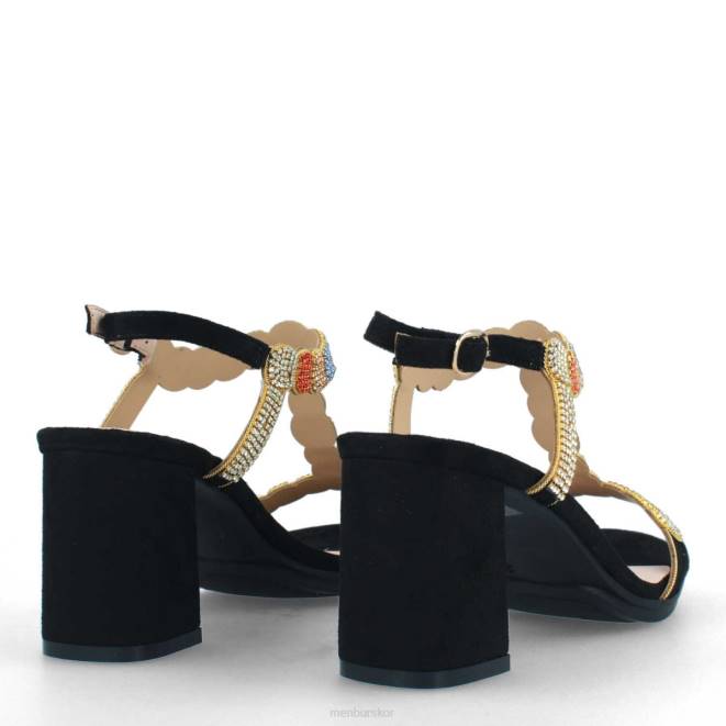 Menbur kvinnor svart bolano casual chic sko 608J496