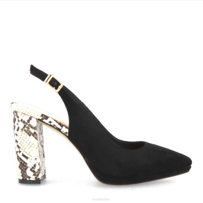 Menbur kvinnor svart bomerano casual chic sko 608J486