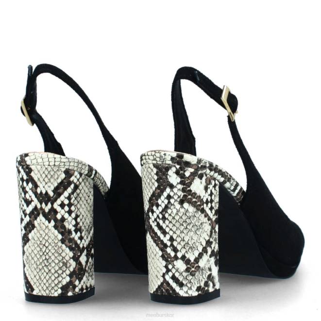 Menbur kvinnor svart bomerano casual chic sko 608J486