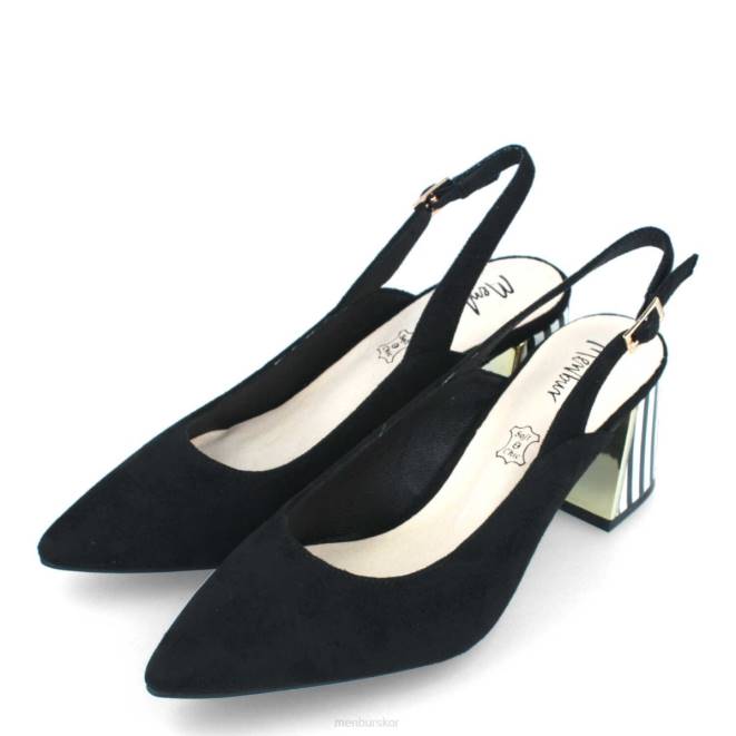 Menbur kvinnor svart bonavicina casual chic sko 608J3059
