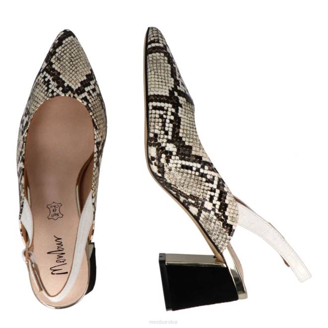 Menbur kvinnor svart bondeno casual chic sko 608J3522