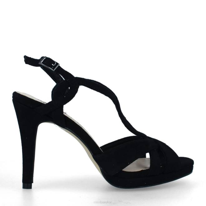 Menbur kvinnor svart bordonaro casual chic sko 608J3304