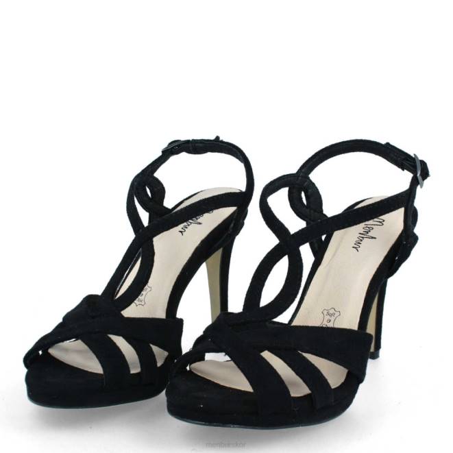 Menbur kvinnor svart bordonaro casual chic sko 608J3304